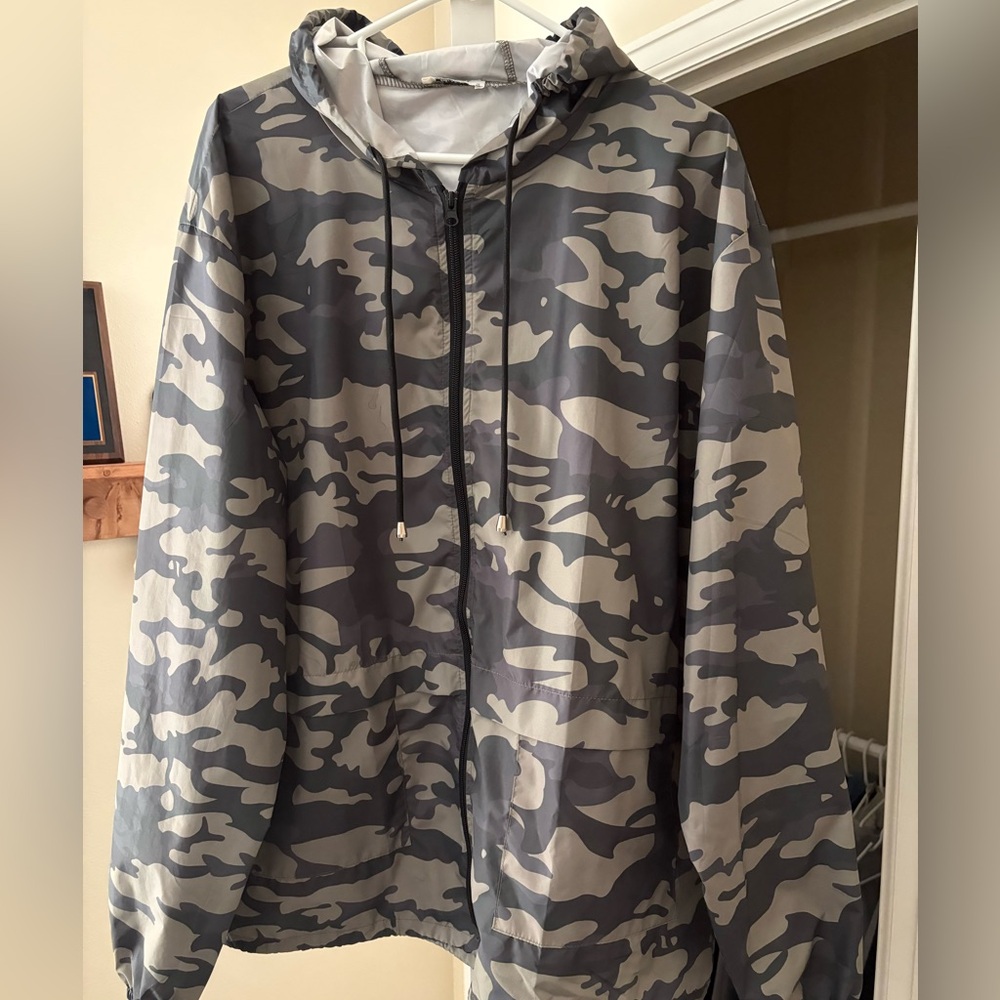Camouflage Windbreaker Jacket 😎